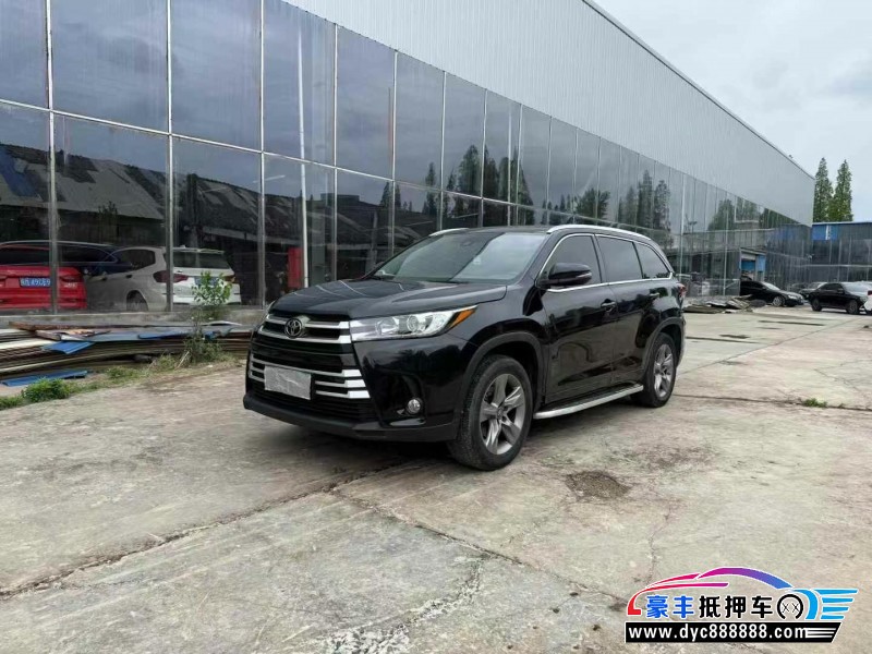 21年丰田汉兰达轿车抵押车出售