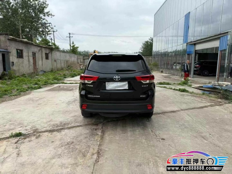 21年丰田汉兰达轿车抵押车出售