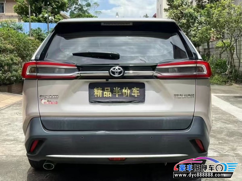 21年丰田威兰达轿车抵押车出售