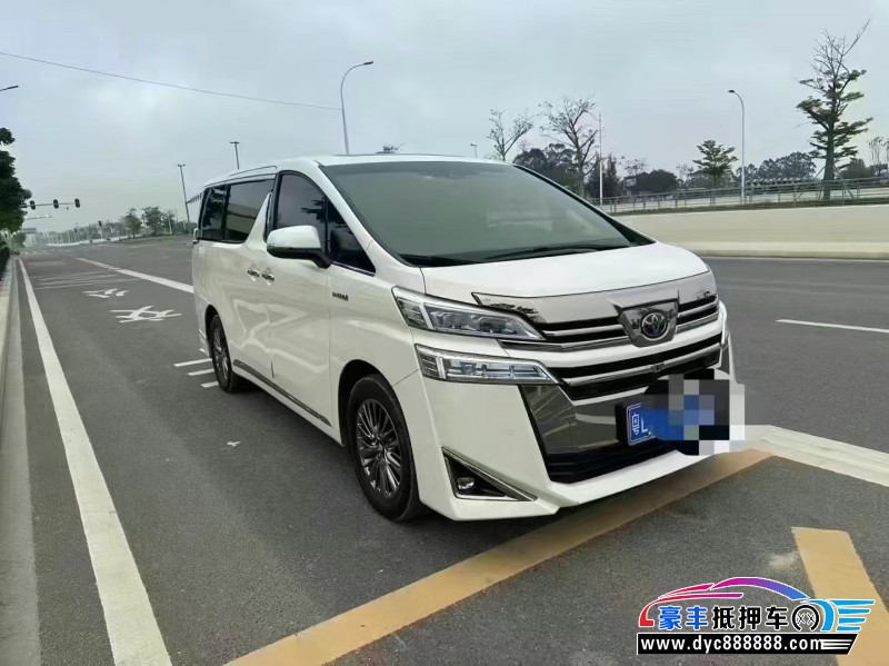 20年丰田威尔法轿车抵押车出售