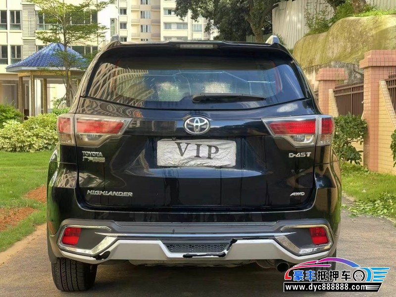 16年丰田汉兰达轿车抵押车出售