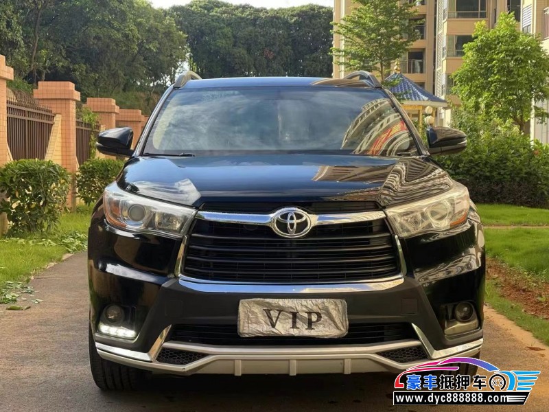 16年丰田汉兰达轿车抵押车出售