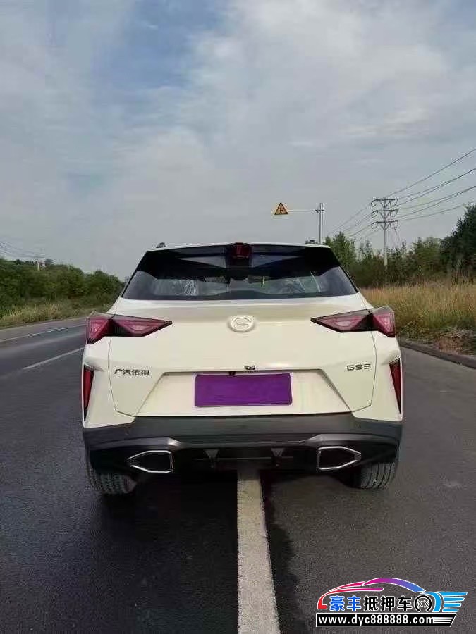 24年传祺gs3轿车抵押车出售