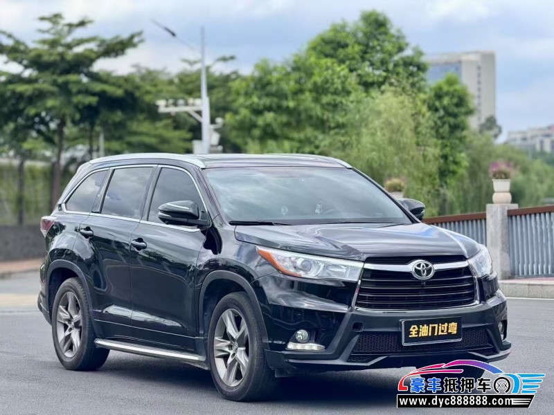 15年丰田汉兰达轿车抵押车出售