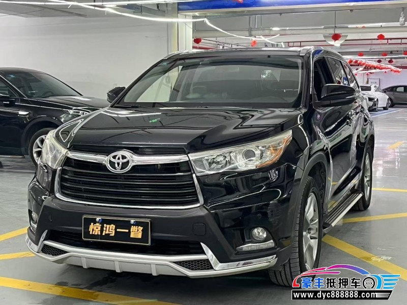 16年丰田汉兰达轿车抵押车出售