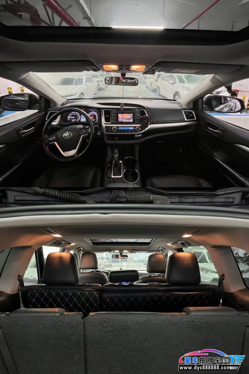 16年丰田汉兰达轿车抵押车出售