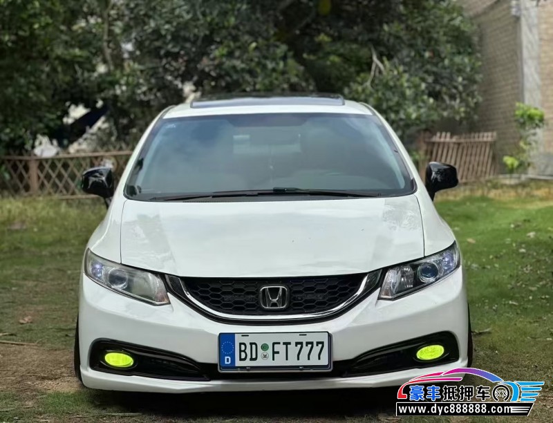 14年本田思域轿车抵押车出售