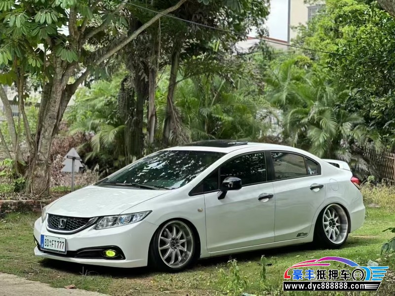 14年本田思域轿车抵押车出售