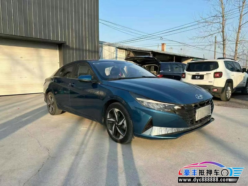 21年现代伊兰特轿车抵押车出售