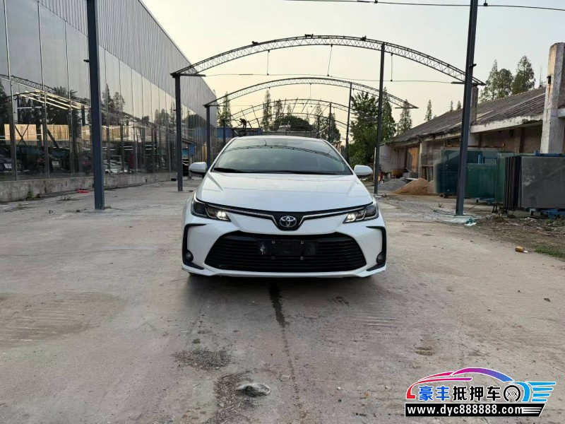 23年丰田卡罗拉轿车抵押车出售
