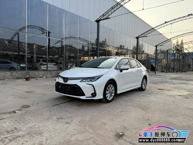 23年丰田卡罗拉轿车抵押车出售