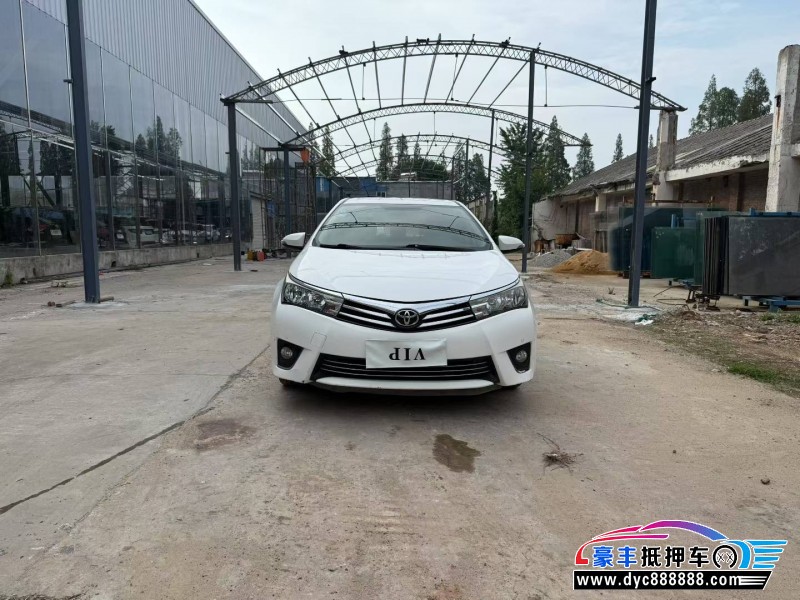 16年丰田卡罗拉轿车抵押车出售