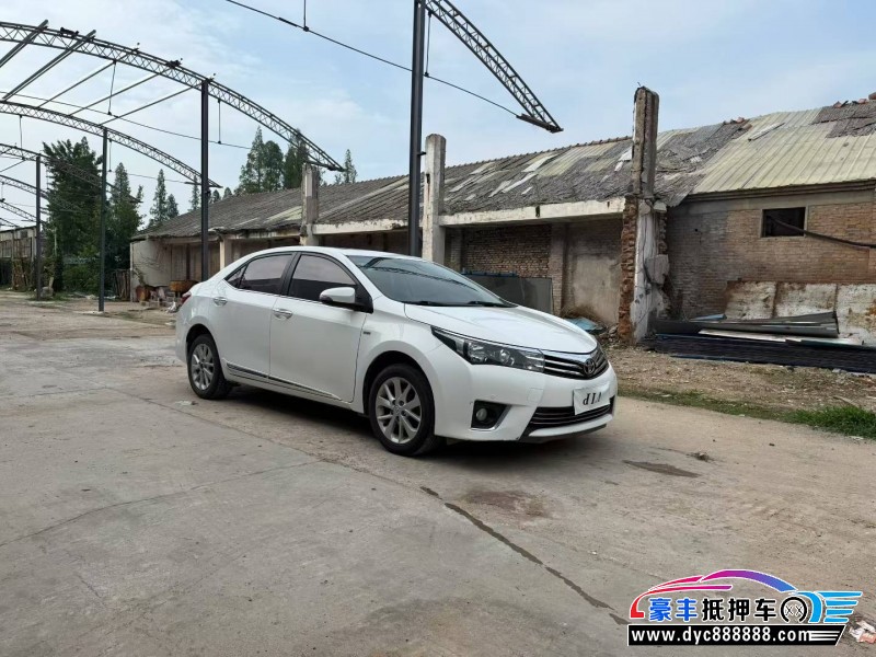 16年丰田卡罗拉轿车抵押车出售