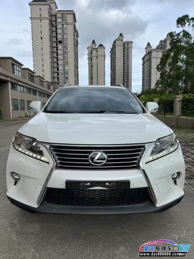 14年雷克萨斯RX轿车抵押车出售