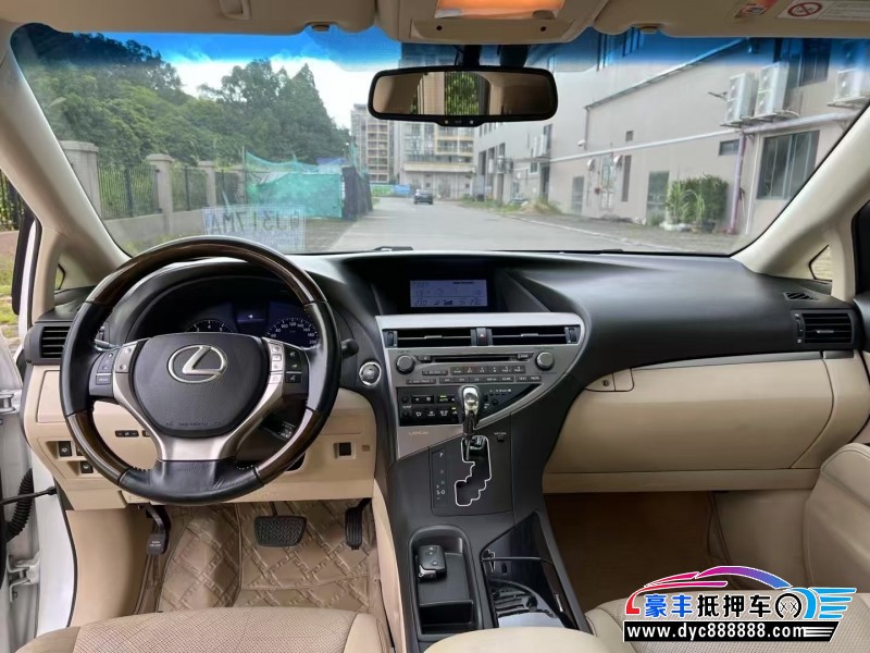 14年雷克萨斯RX轿车抵押车出售