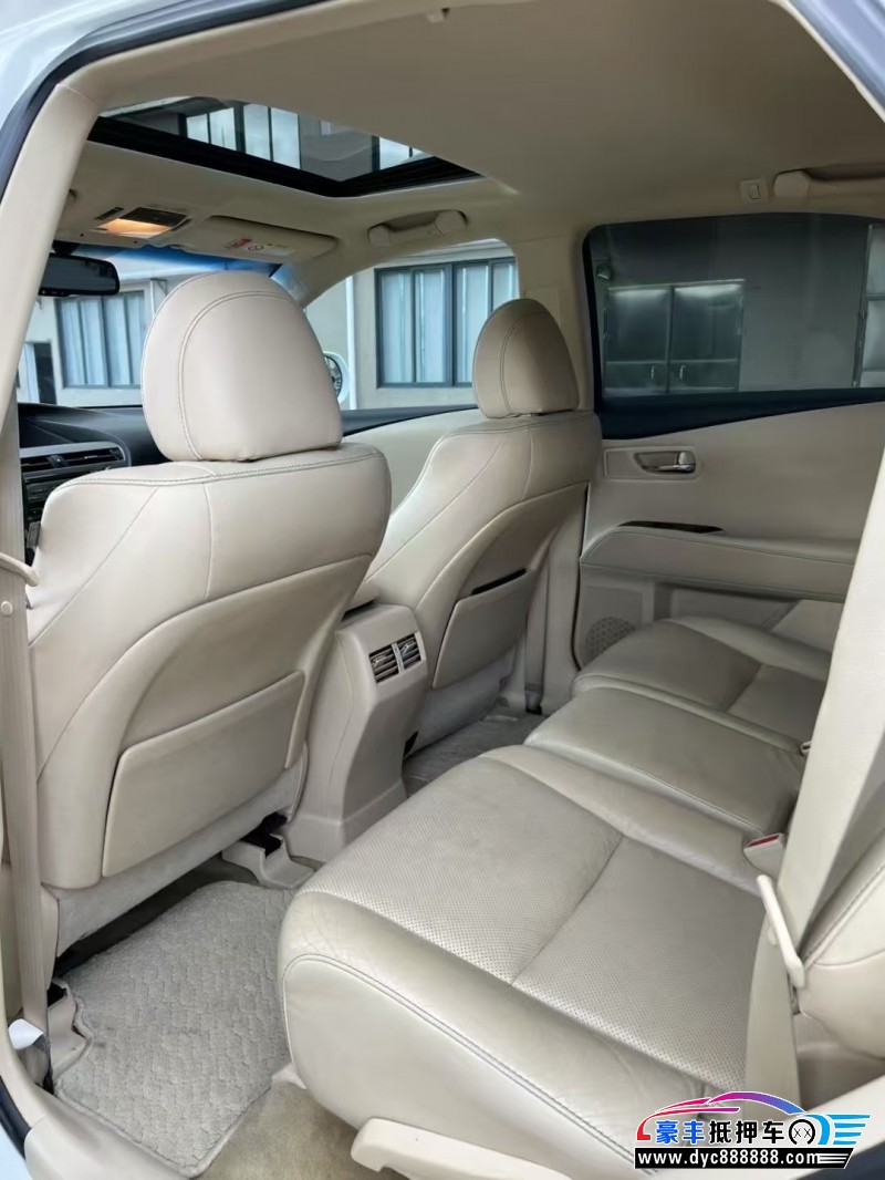 14年雷克萨斯RX轿车抵押车出售