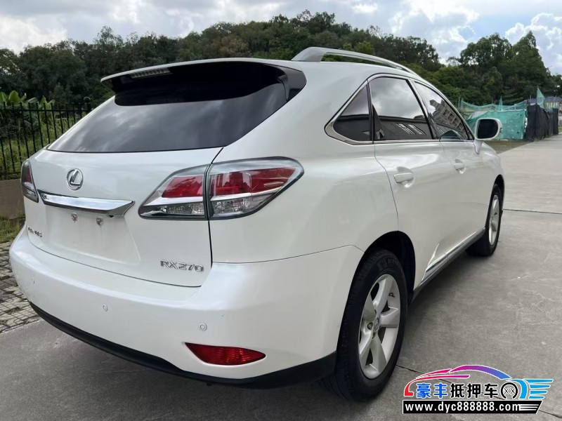 14年雷克萨斯RX轿车抵押车出售