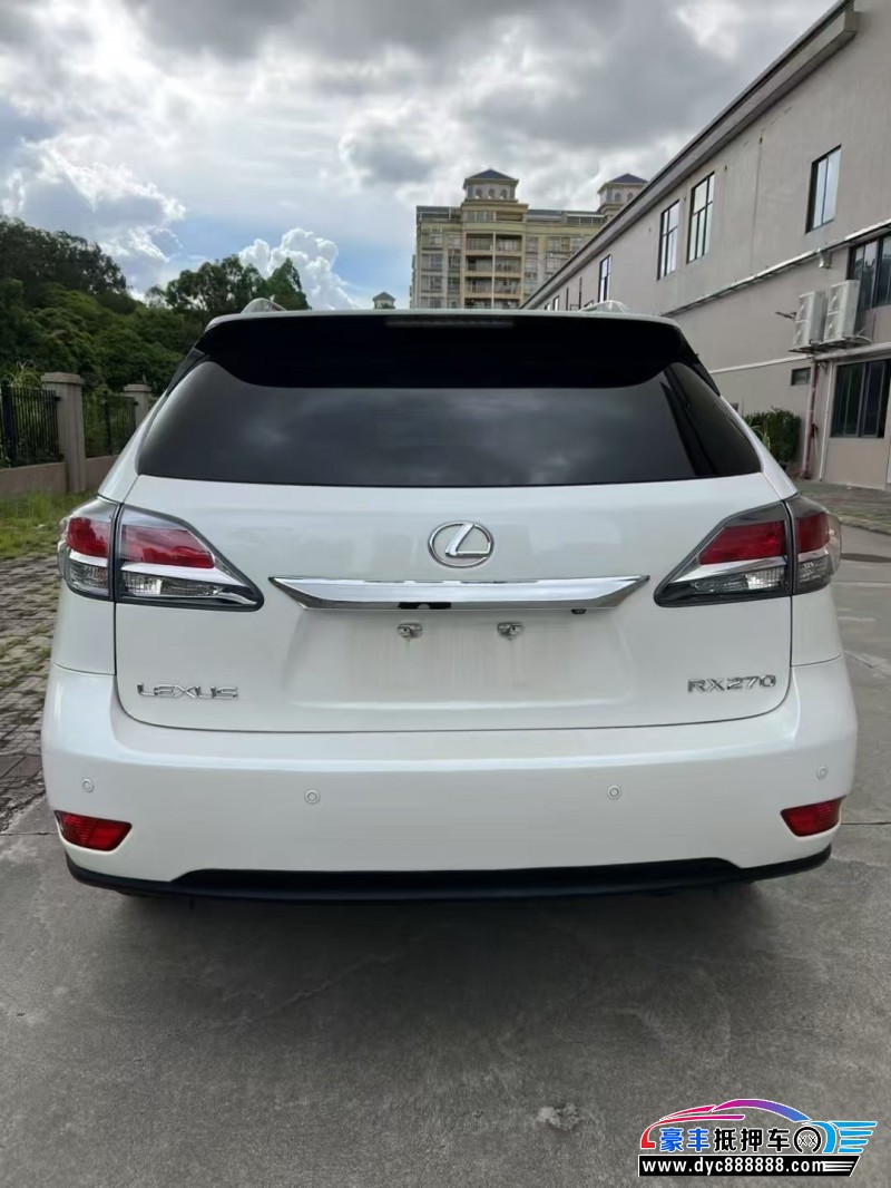 14年雷克萨斯RX轿车抵押车出售