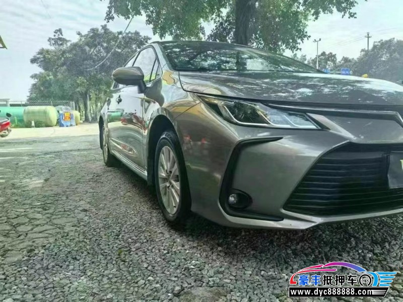 21年丰田卡罗拉轿车抵押车出售