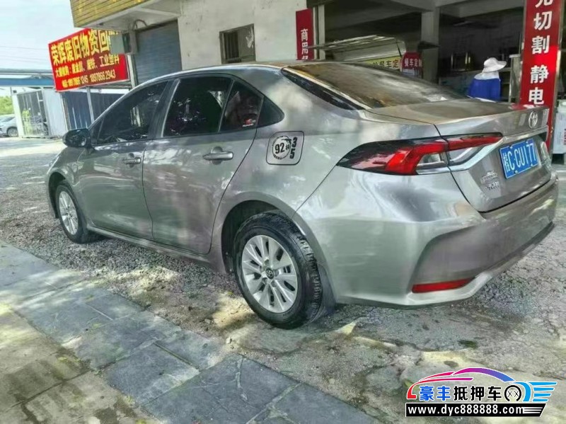 21年丰田卡罗拉轿车抵押车出售