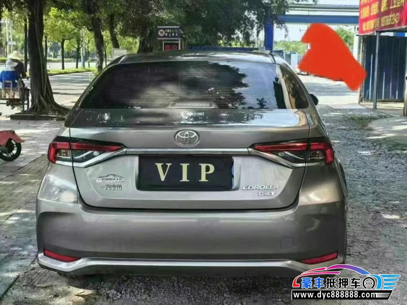 21年丰田卡罗拉轿车抵押车出售