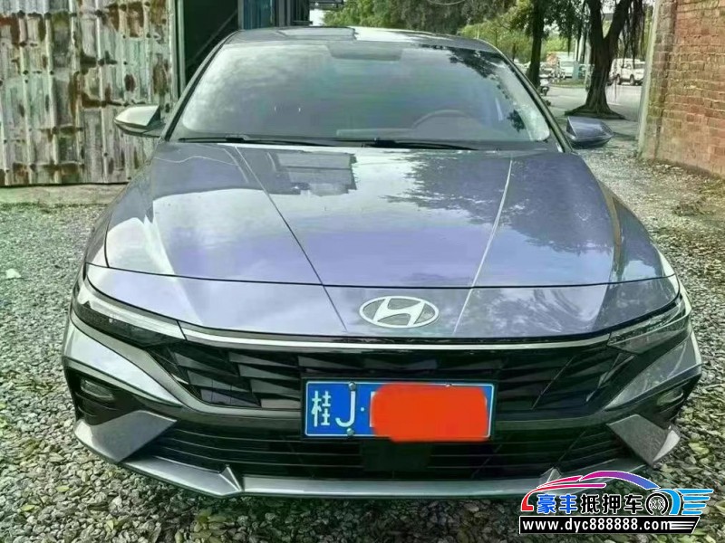 24年现代伊兰特轿车抵押车出售