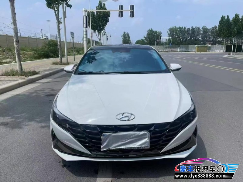 23年现代伊兰特轿车抵押车出售