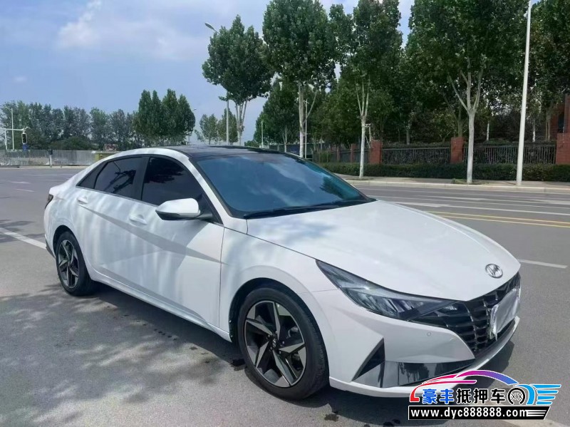 23年现代伊兰特轿车抵押车出售