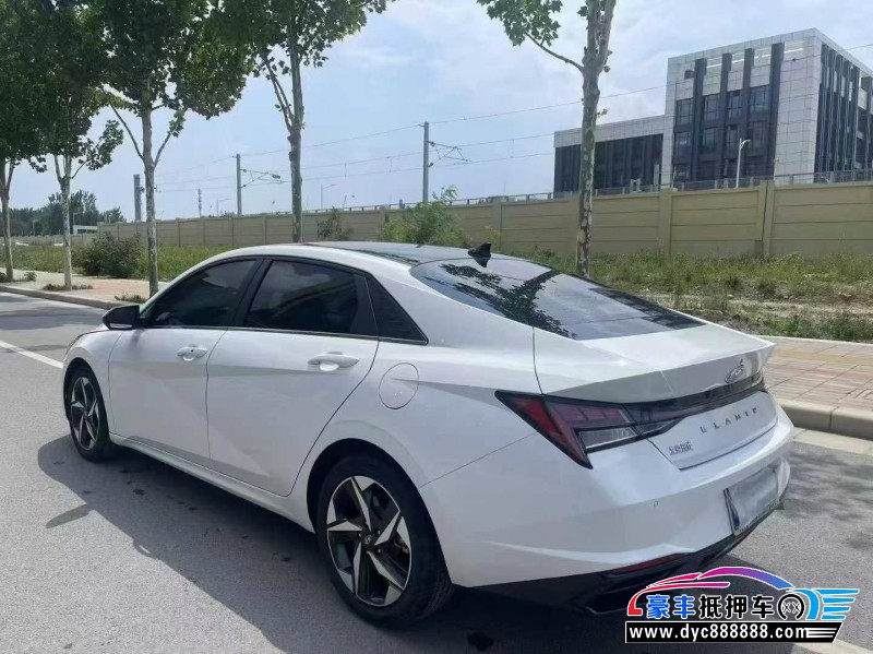 23年现代伊兰特轿车抵押车出售