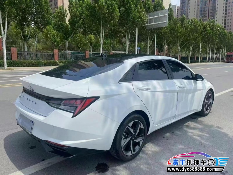 23年现代伊兰特轿车抵押车出售