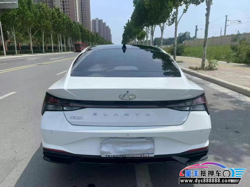 23年现代伊兰特轿车抵押车出售