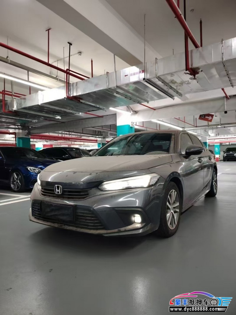 22年本田思域轿车抵押车出售