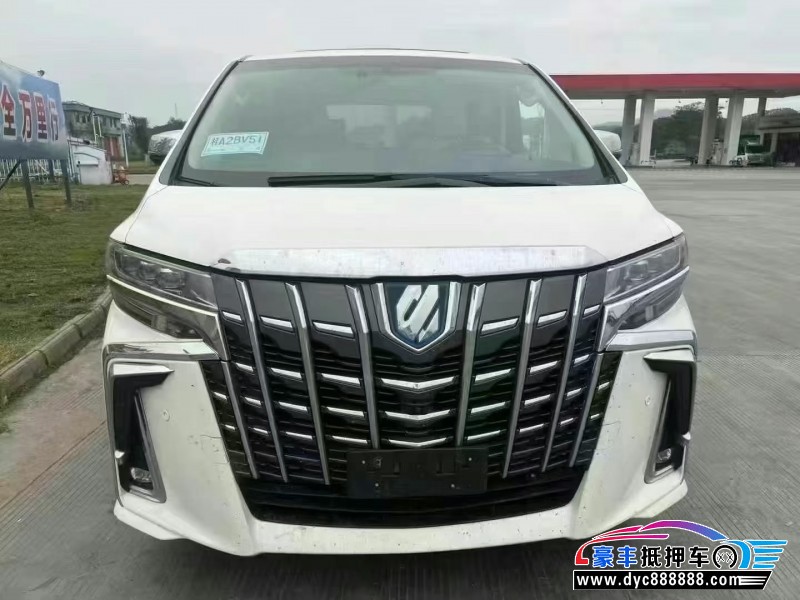 18年丰田埃尔法轿车抵押车出售