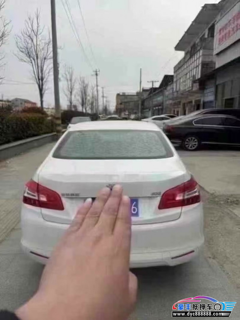 17年标致408轿车抵押车出售