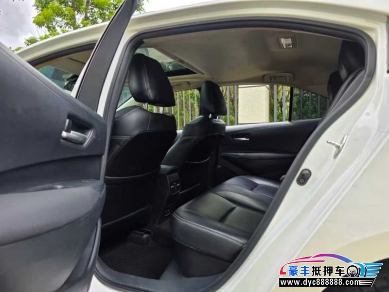 21年丰田卡罗拉轿车抵押车出售