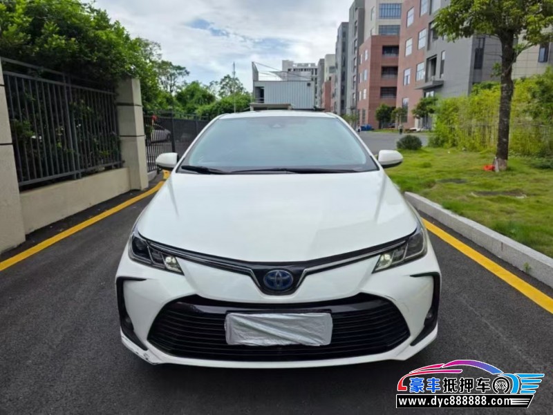 21年丰田卡罗拉轿车抵押车出售