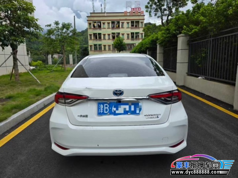 21年丰田卡罗拉轿车抵押车出售