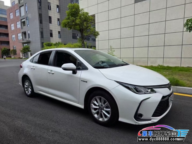 21年丰田卡罗拉轿车抵押车出售