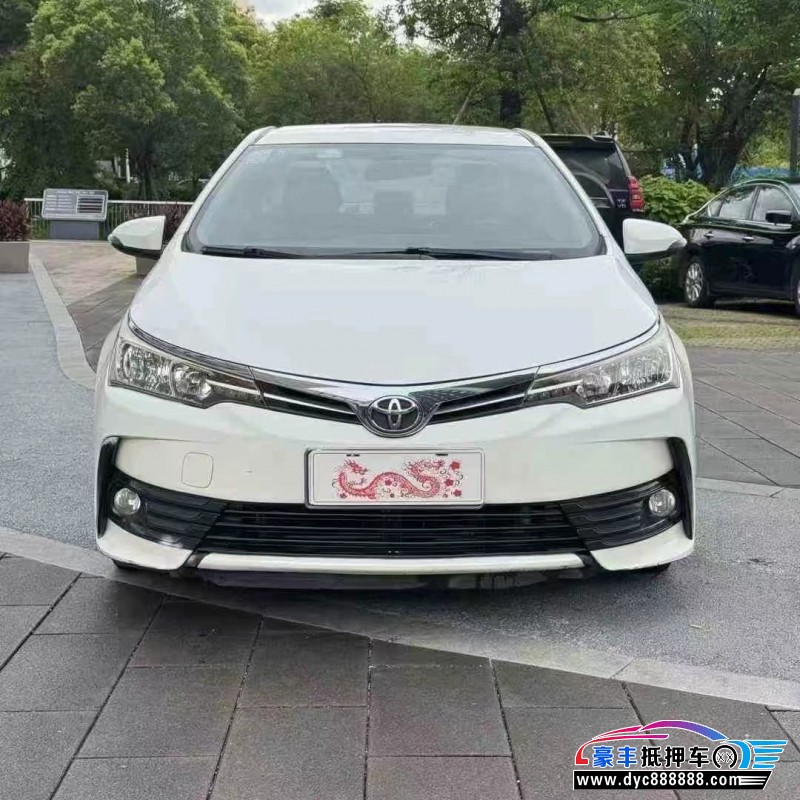 18年丰田卡罗拉轿车抵押车出售