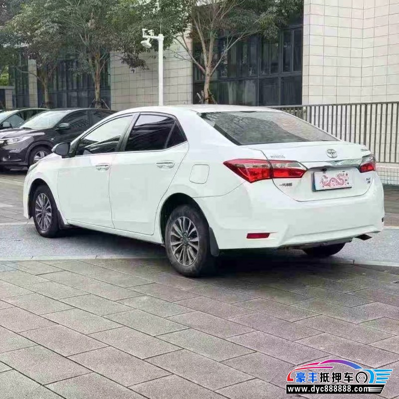 18年丰田卡罗拉轿车抵押车出售