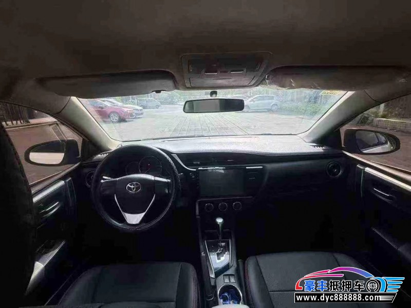 18年丰田卡罗拉轿车抵押车出售