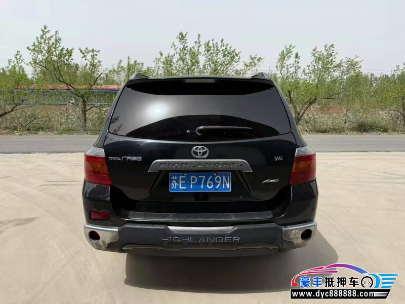 11年丰田汉兰达轿车抵押车出售