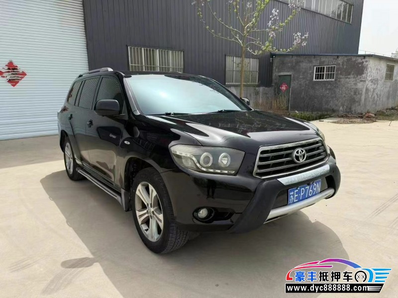 11年丰田汉兰达轿车抵押车出售