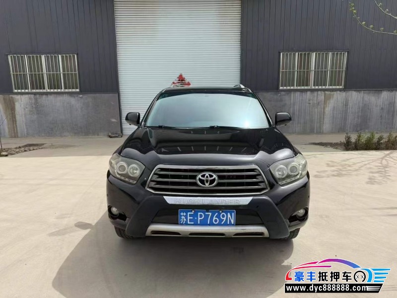 11年丰田汉兰达轿车抵押车出售