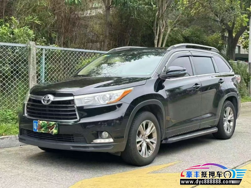 16年丰田汉兰达轿车抵押车出售