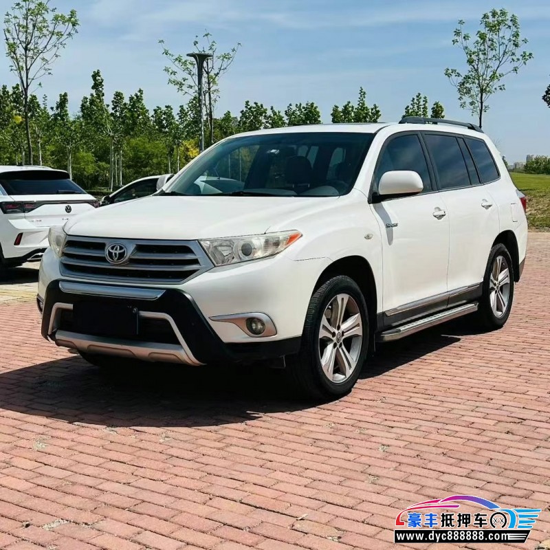 14年丰田汉兰达轿车抵押车出售