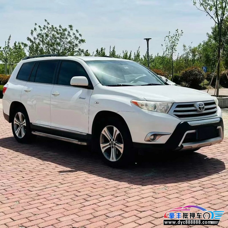 14年丰田汉兰达轿车抵押车出售