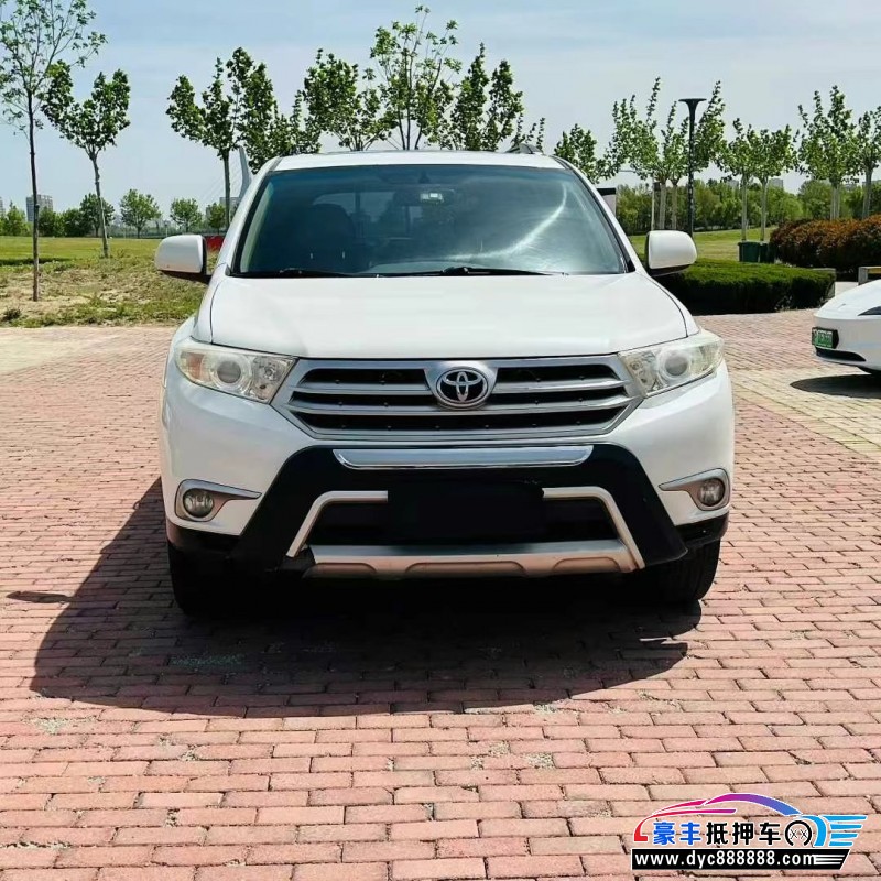 14年丰田汉兰达轿车抵押车出售