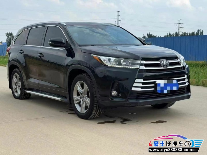 18年丰田汉兰达轿车抵押车出售