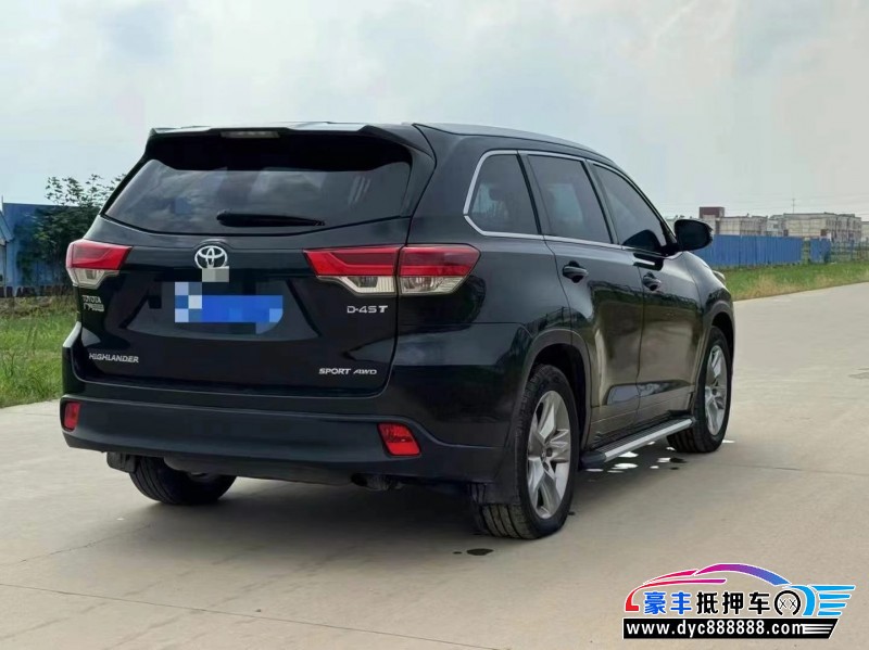 18年丰田汉兰达轿车抵押车出售